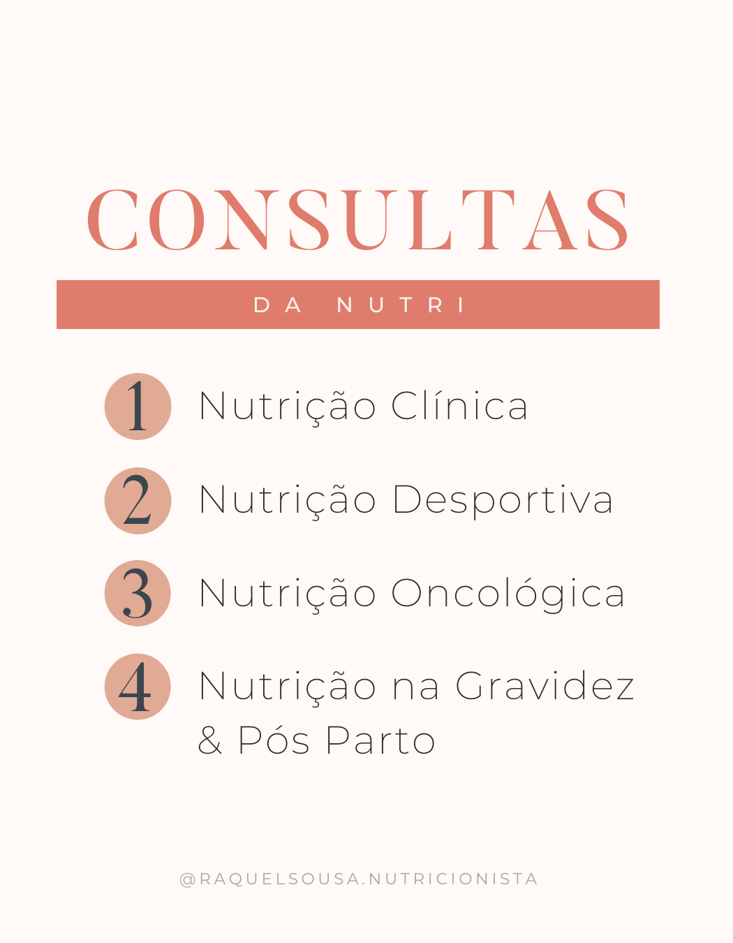 Raquel Sousa Nutri – Consultas da Nutri